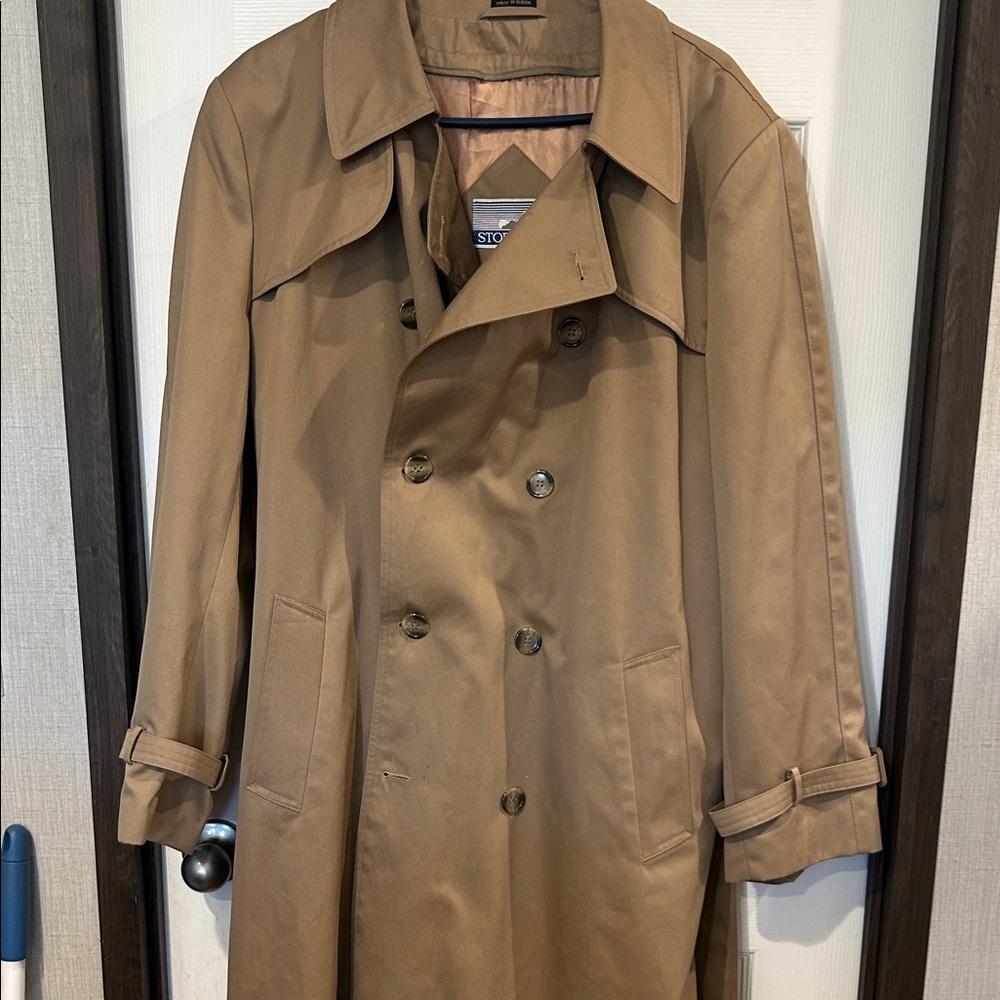 Tan Trench Coat for Men